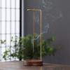 Home Decor Upside Down Stick Incense Burner Holder Wooden Round Incense Tray Ornament Bedroom Home Yoga Decoration Crafts