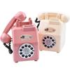Retro Telephone Money Tank Creative Gift Coin Money Saving Box Lovely Piggy Bank Kids