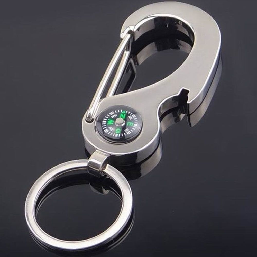 Interior Accessories Compass Car Accessories Multi-function Opener Keyfob Key Rings Car Keychain
