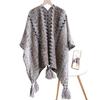Winter Ethnic Cape Thick Blanket Triangle Scarves Women Scarf Bohemia Scarf Neck Wrap Women Shawl