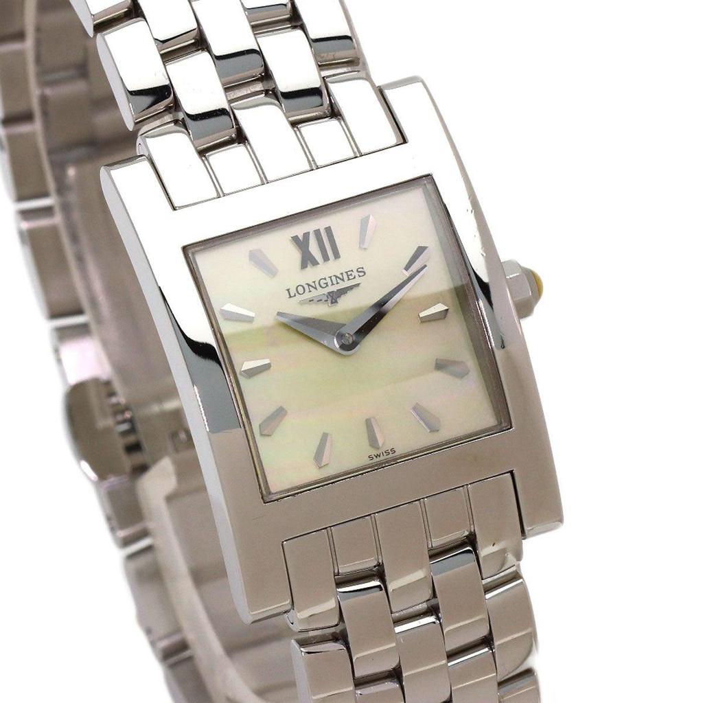 Used LONGINES L5.166.4 DolceVita Watch SS SS Ladies [Used]
