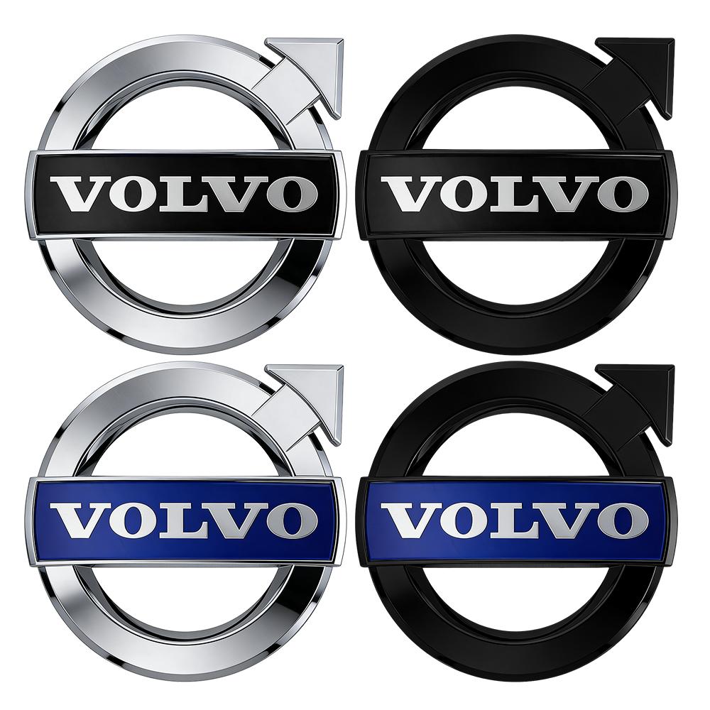 AAAZZ1 Для Volvo Rdesign V40 V50 S40 S80 XC60 S60 XC40 C40 V90 XC60 S90 T6 Автомобиль Передняя Решетка Капота Значок Накладка Автомобильные Аксессуары для Экстерьера