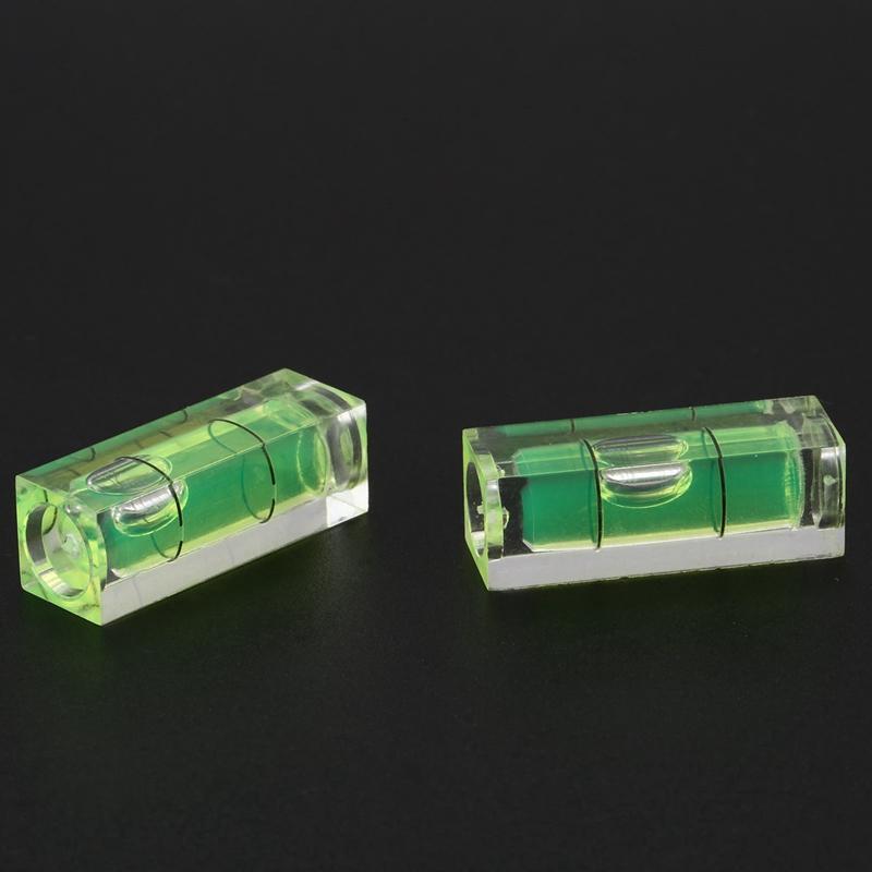 12Pcs 10X10x29mm Universal Square Bubble Spirit Level Tripod Measuring Camera