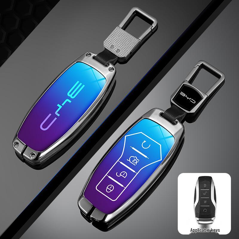 BYD Dolphin 22-24 Key Case: Compatible with Han, Song Plus, Tang DMI, Qin Pro, Yuan E2
