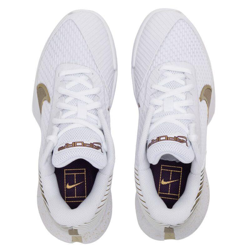 Nike Кроссовки Court Vapor Pro 2 Hc Wmb Белый Глубокий Пурпурный Металлик Золотистый Текстурированный Женские HF3631-100