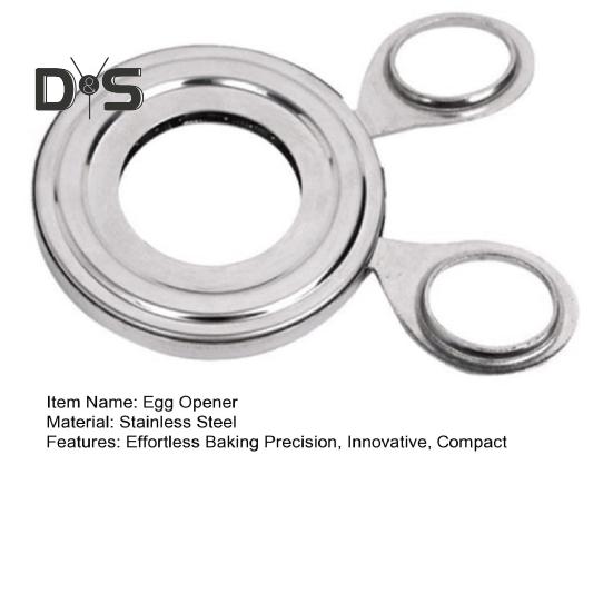 Инструмент для открывания яиц, ножницы из нержавеющей стали для резки яичной скорлупы, кухонная утварь для аккуратной выпечки