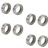 8pcs 10x15x4mm Ball Bearings Fit for HPI WR8 B021 ST MT RC Car Spare Parts AccessorySilver B030