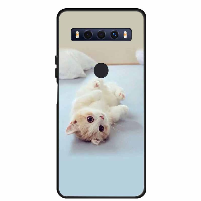For TCL 10 SE Case Popular Picture Black Silicone Soft Back Cover Case For TCL 10 SE Phone Case Cover 10SE 6.52" Coque Funda Bag