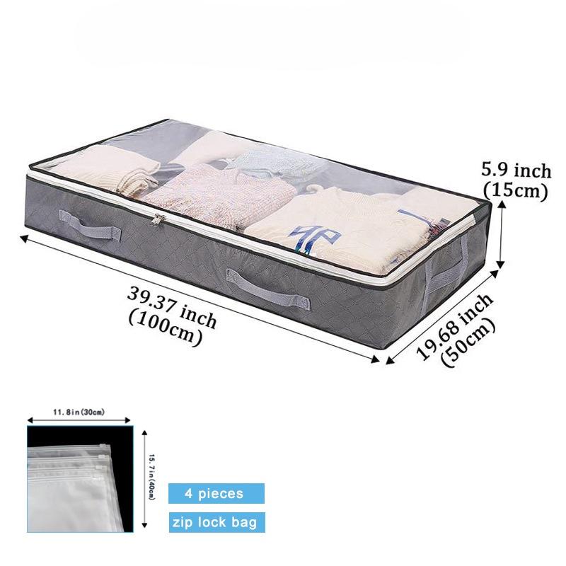 Durable Non-woven Fabric Bedside Storage Box For Clothing And Other Miscellaneous Items