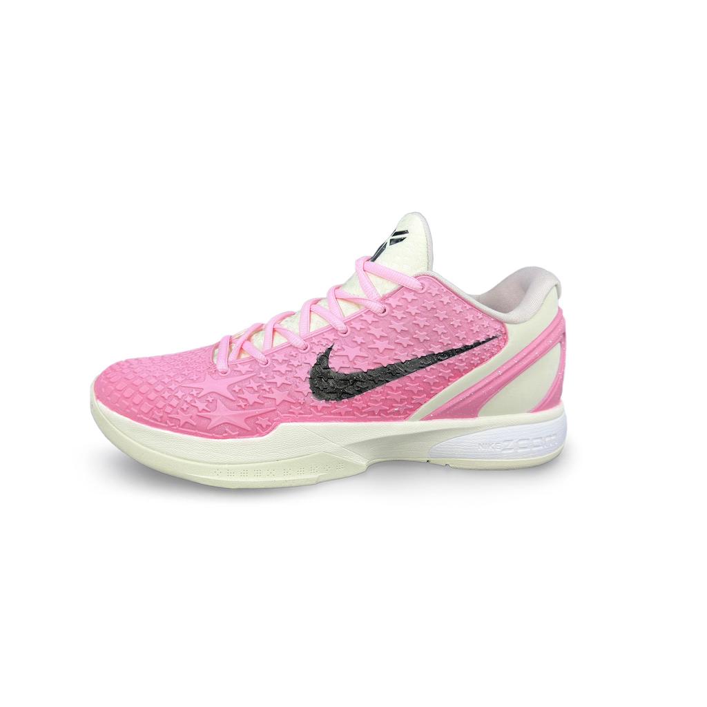 Nike Кроссовки Zoom Kobe 6 Protro 'All Star 2.0' Нескользящие, Предотвращающие переворачивание, Низкие, Баскетбольные, Унисекс, Розовые FQ3546-100(Команда258-)