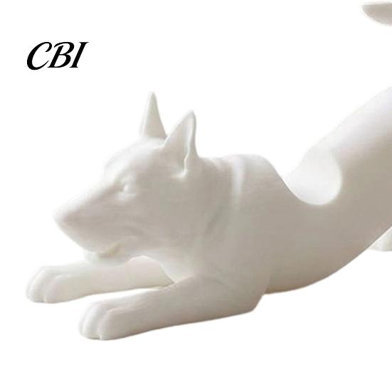 Kawaii Puppy Figurine Pen Rack Cute Dog Holder, 3D Printed Pencil Stand, Small Practical Aesthetic Desktop Decorations Stretching Desk Organizer