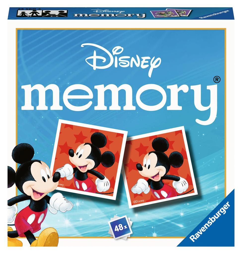 Ravensburger Disney Classic Минни Мемори 24560 4 Тренировка концентрации Возраст 3 года и старше (Игра на запоминание)