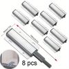 8pcs Push To Open Door Latch Magnetic Push Latches Adhesive Heavy Duty Touch Magnetic Door Cabinet Drawer Wardrobe Kitchen Door