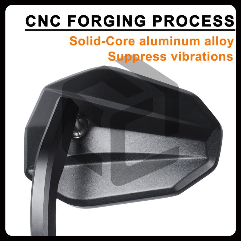 For Harley-Davidson Sportster S/ RH1250S / 1250S / Nightster 975 / RH 975 /CNC Motorcycle Bar End Rearview Mirror Aluminum Alloy
