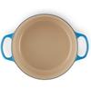 Чугунная жаровня Le Creuset Signature круглая 24 см лазурь 4,2 л (21177242202430)