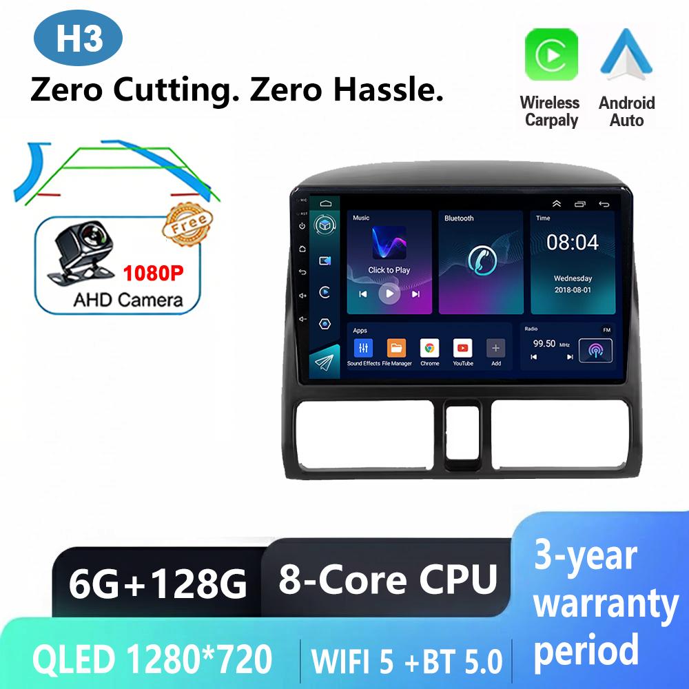 CPU A76 ASR8662 Android 16 For Honda CRV CR-V 2001-2006 Car Radio Multimedia Video Player Stereo Navigation High-performance BT