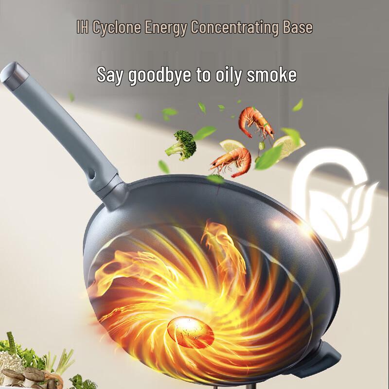 ASD 30cm Blue Diamond Titanium Non-stick Wok