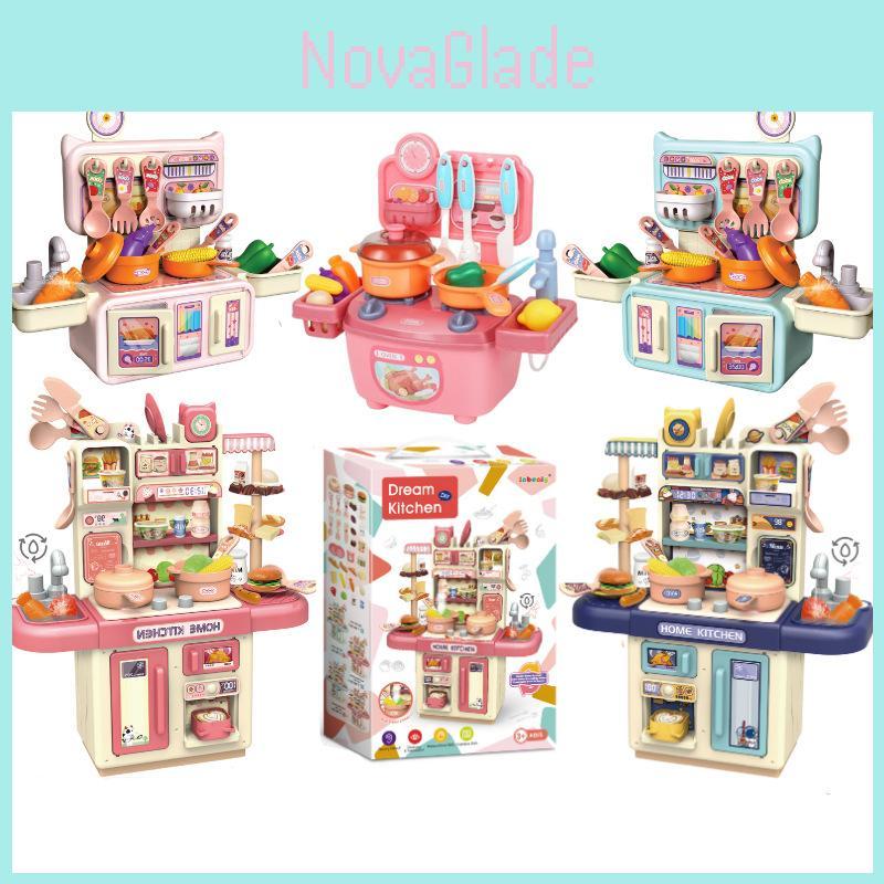 Мини игровой набор "Кухня" для детей из пластика для воображаемой готовки и ролевых игр, для девочек и мальчиков