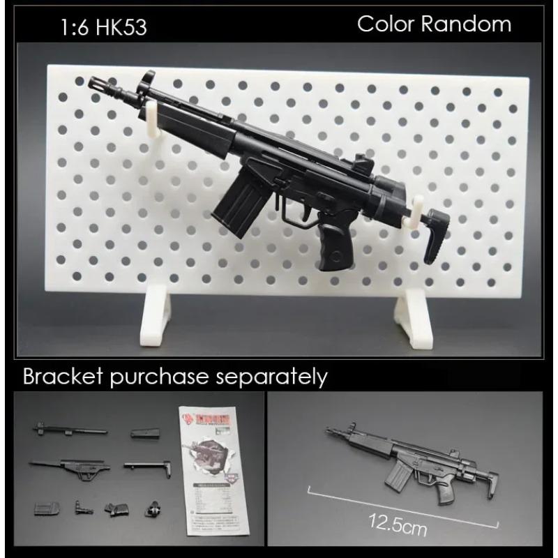 1/6 MP5 MP40 MP7 Штурмовая винтовка UZI Пистолет-пулемет Модель Пластиковый Сборный Набор Имитация Оружия Военные Игрушки Цвет Случайный