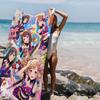 Аниме BanG Dream Аниме Пляжное Полотенце для Купания Мягкое Впитывающее Салфетка Детские Подарки Для Детей Путешествия Кемпинг Спортзал