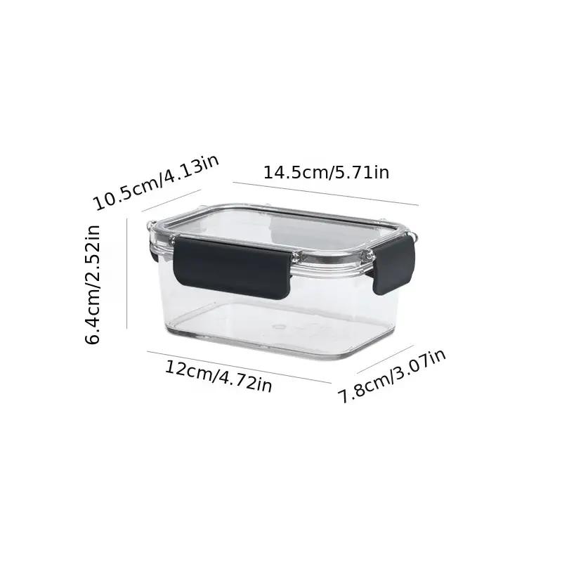 1 шт., ящик для хранения пищевых продуктов с крышкой, уплотнительная коробка для морозильной камеры, банка для пищевых продуктов с орехами и фруктами для кухонных принадлежностей для хранения
