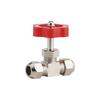 6mm 8mm 10mm 12mm Hole Dia Control Water Ball Globe Valve Needle Type High Pressure Durable Tube