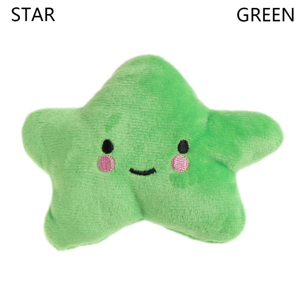White Cloud Star Sound Squeaker Dog Chew Toys Sounding Plush Toy Cat & Dog Molar Bite Resistant