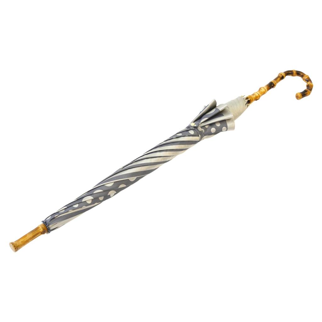 Makita Shoten Long Kirie Forest UV For Sunny or Rainy Made In 03660209 Women's Umbrella, Umbrella, (Dot Stripe), Green, Protection, Days, Jump, Japan,