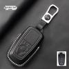 Genuine Leather Key Case for Ford Focus, Mondeo, Edge, Escort, Explorer, and Raptor.