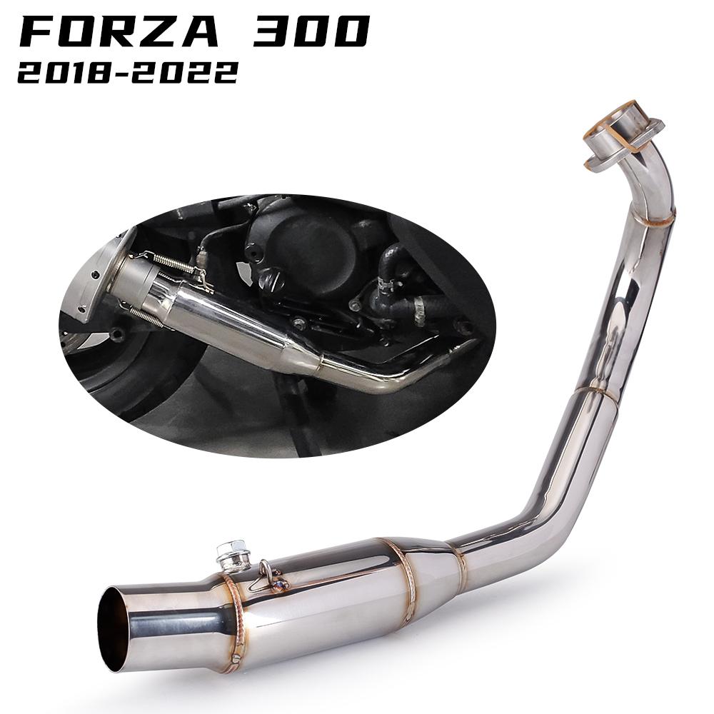 For Forza300 Forza 300 Motorcycle Exhaust Muffler Modified Connection Middle Tube Link Pipe 51