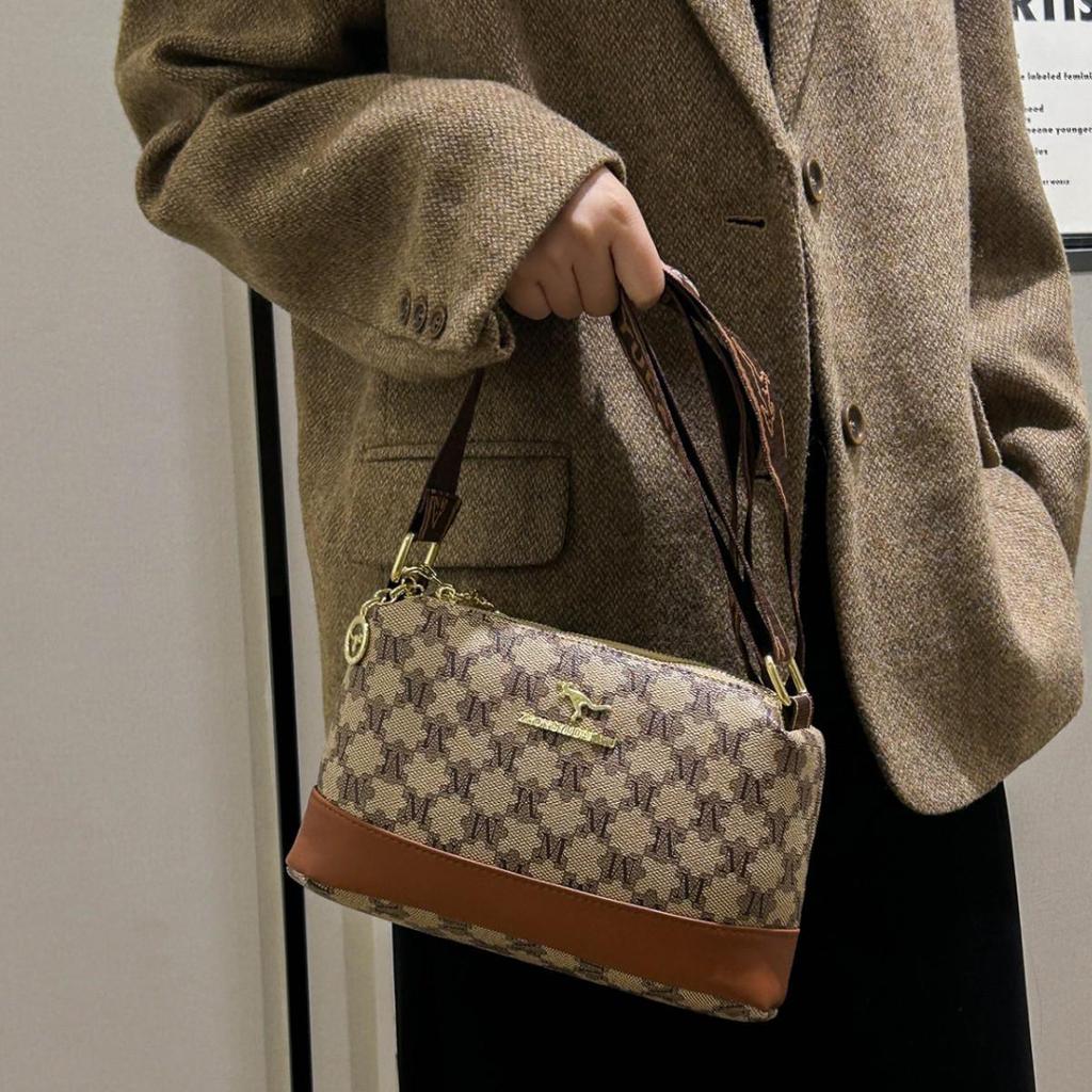 New Women's High-End Printed Shoulder Handbag - Large Capacity & Versatile Crossbody