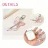 24/30Pcs Butterfly Pendant Butterfly Keychain Gift Set Tassel Pink Butterfly Keychain  Wedding Gifts