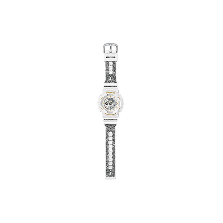 Casio Baby-G Teddy Bear Limited Edition Fashion Trend Street Style Quartz Watch Women watches White BA-110GA-7A1PRT