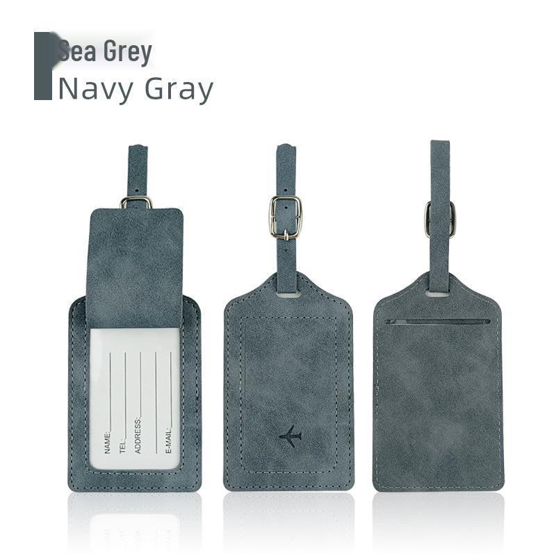 Набор: меняющий цвет держатель для паспорта из ПУ кожи и багажная бирка с RFID-защитой