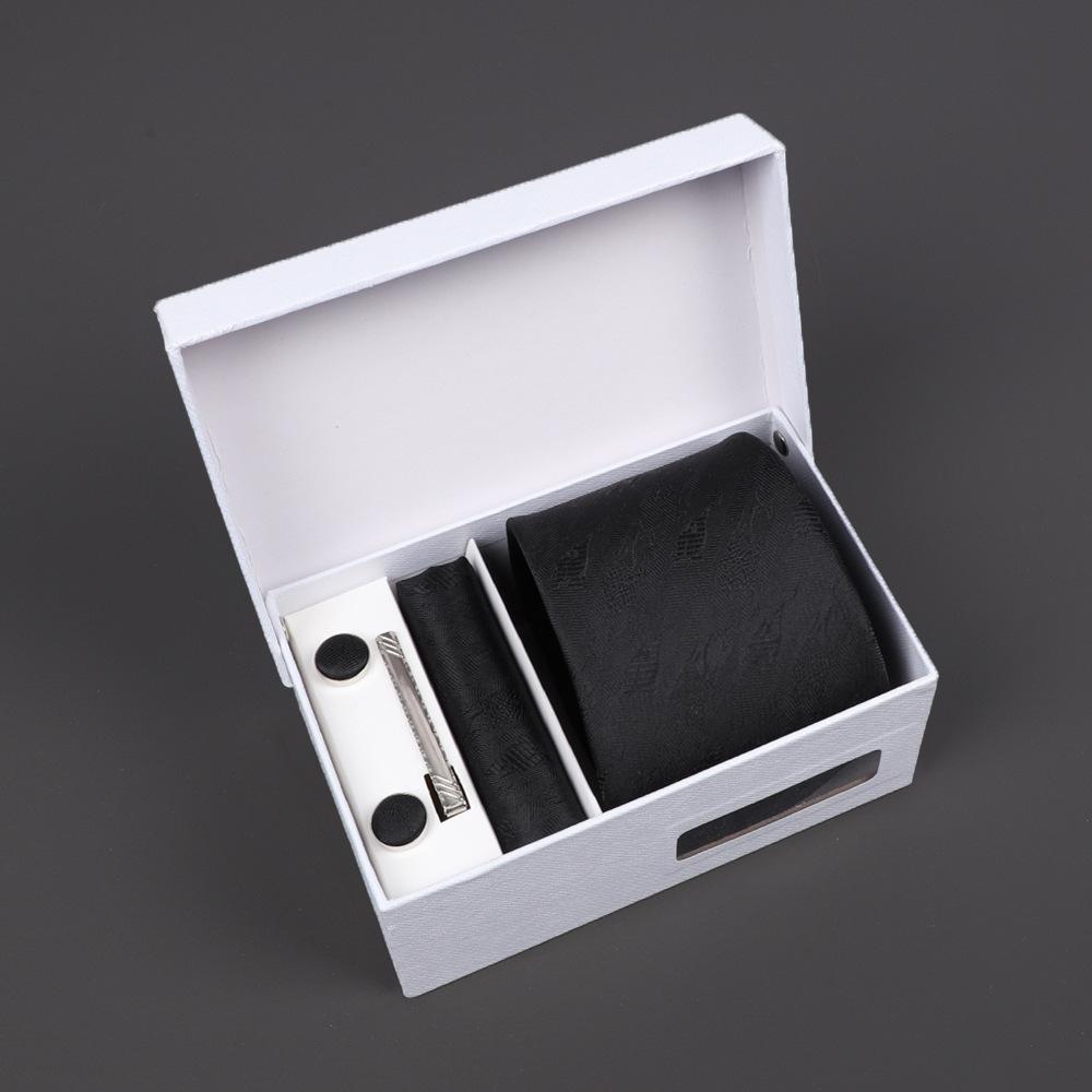 2025 Men'S Tie Premium Gift Box Jacquard Embroidered Tie Tie Logo Making