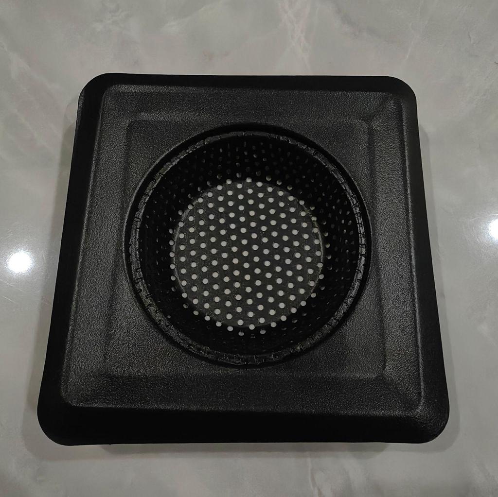 Черная сетка-фильтр для кухонной мойки из нержавеющей стали для овощей и остатков