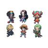 6 шт. Мультяшные Броши-Булавки Luffy Zoro Chopper One Piece Металлические для Рюкзака Одежды Шляпы Украшение Подарок