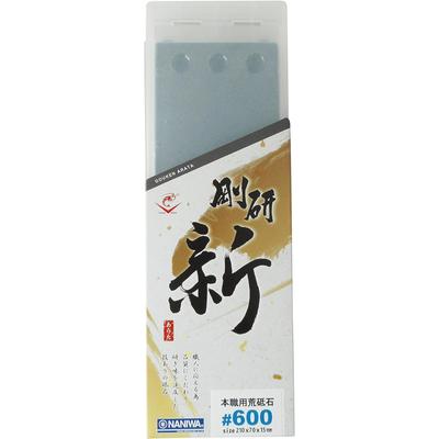 Заточный камень Naniwa Goken Shin #600 NA-0060 Прочный камень средней зернистости для профессиональной заточки