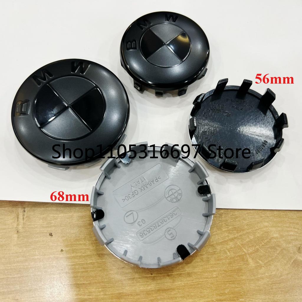 For BMW M 4p-56/68mm new black badge is suitable for the replacement of ABS hub center cover of modified parts of BMW Group. UCKWP1