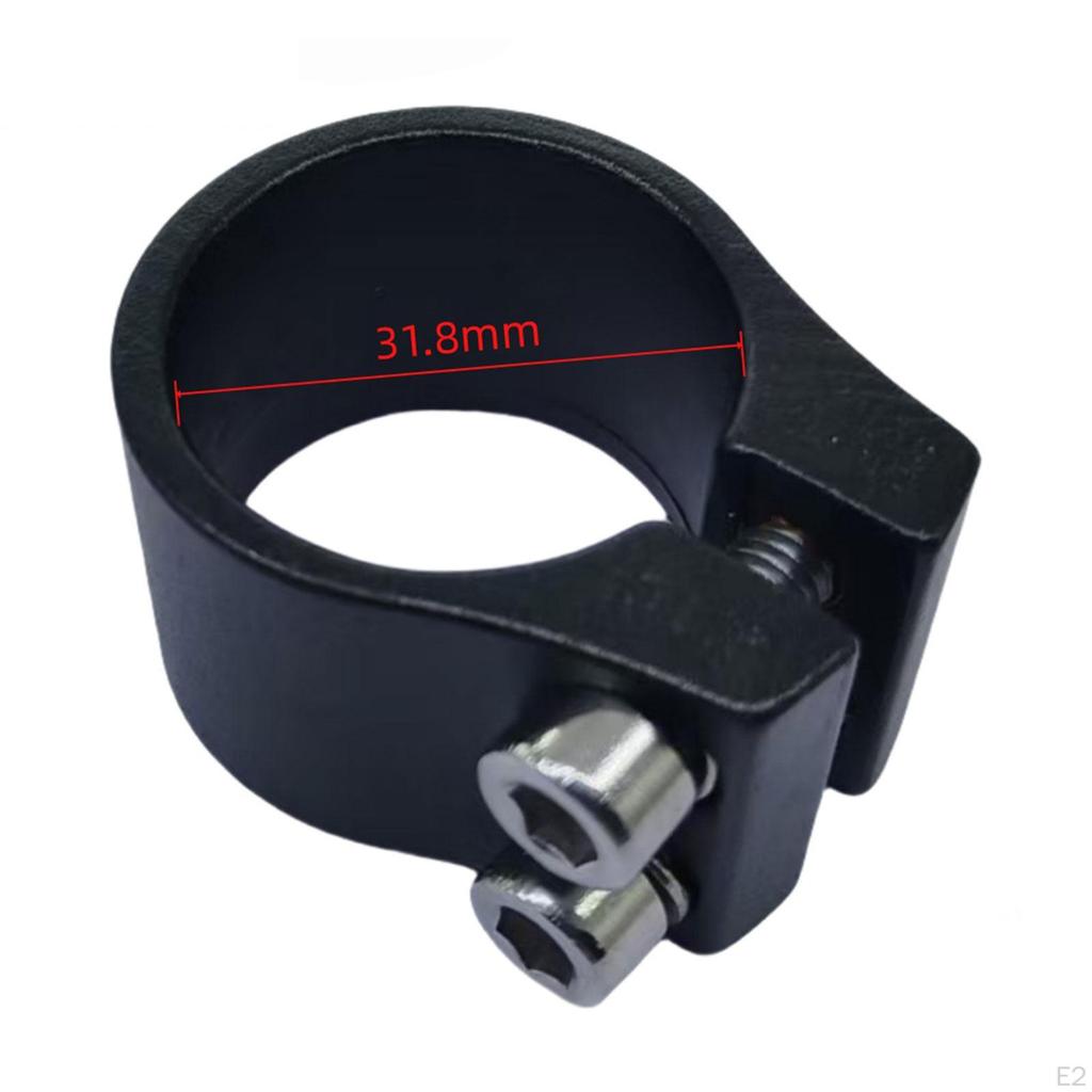Seat Post Clamp Saddle Clip Aluminum Alloy Easy To Install 1.25" Replace Road Bike Tube