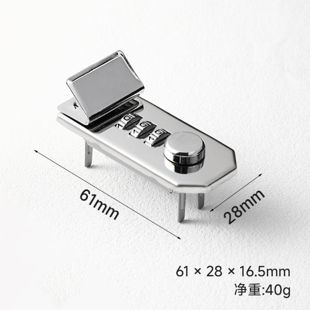 Водонепроницаемый блокнот с кодовым замком, прочная фурнитура, многоразовый замок для портфеля, экономичный сплав, механизм «сделай сам», механический замок