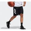 adidas Баскетбольные Шорты Мужские Черные Умеренные Прямого Кроя Штаны DX6656