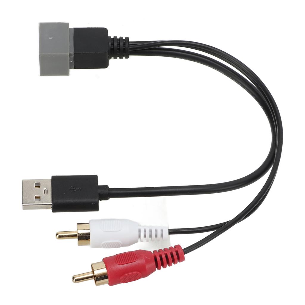 8-контактный USB 2 RCA Male Порт Кабельный Адаптер Видео Аудио Кабель Разъем Замена для Nissan Cube 2011‑2012