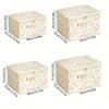 Space Saving Clothes Quilt Storage Box Washable Laundry Basket Toy Storage Box  for Home
