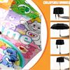 Custom Name Personalized Care Bears Print Umbrella, Auto Open Close, 8‑Rib Sturdy Frame, Commute Camping Hiking Use, Birthday Gift