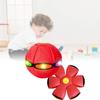 Three Color Light Flying Saucer Elastic Deformation Ball Child Toys Educational
