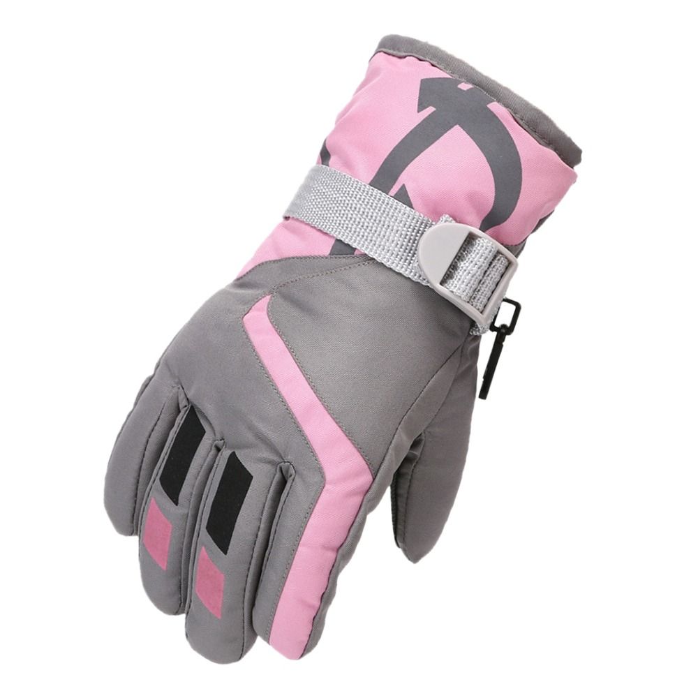 Waterproof Children Ski Gloves Windproof Winter Warm Cute Kid Gloves  Snow Snowboard