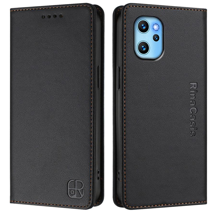 Роскошный кожаный чехол для UMIDIGI Bison X20/UMIDIGI G9/UMIDIGI A15 A15C A15T RFID-блокировка слотов для карт Магнитная подставка для притяжения Ударопрочный откидной чехол