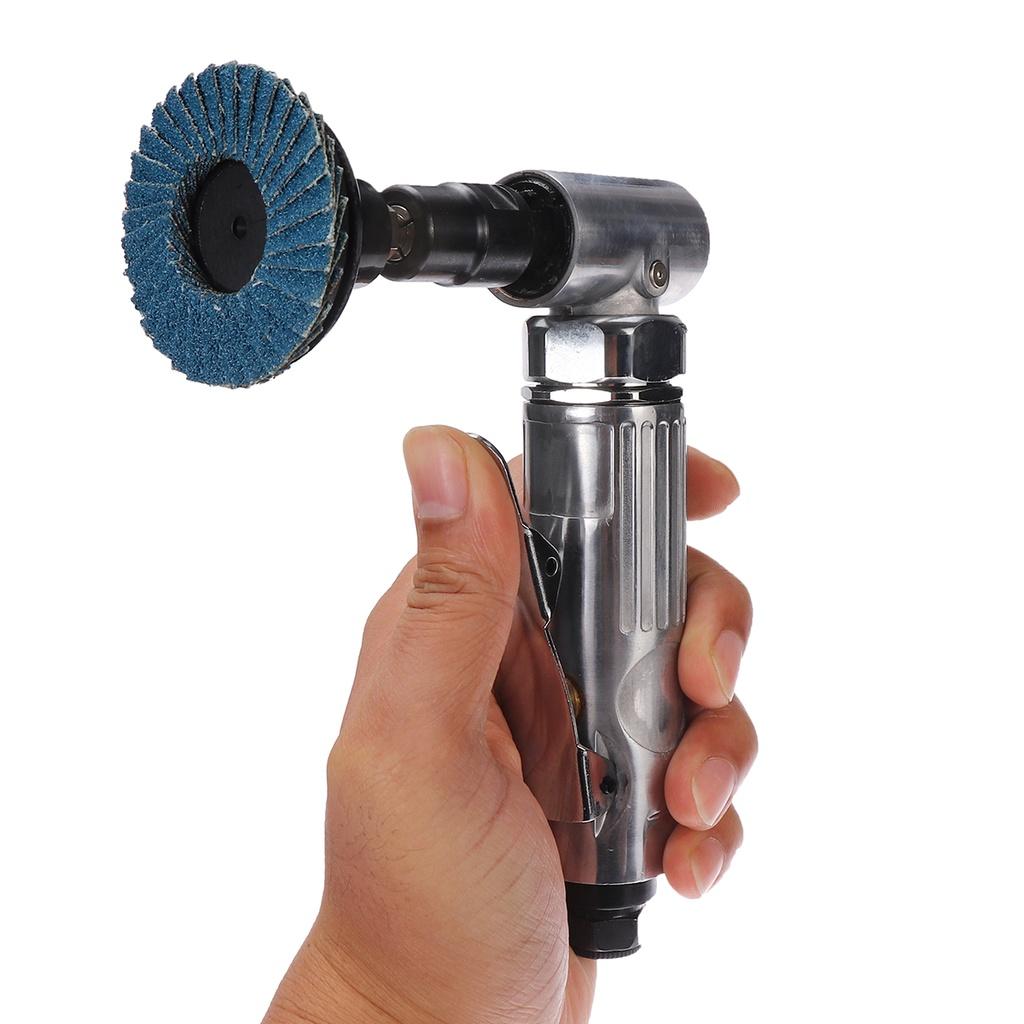 Mini 1/4 Air Angle Die Grinder 90 ° Pneumatic Grinding Machine Poratble Tools Cut Off Polisher Mill Engraving Tool Set