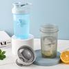 1 Set 400ML Water Cup Leak-Proof Portable Shaker Bottle High-temperature Resistant Shaker Cup for Drinks Milk